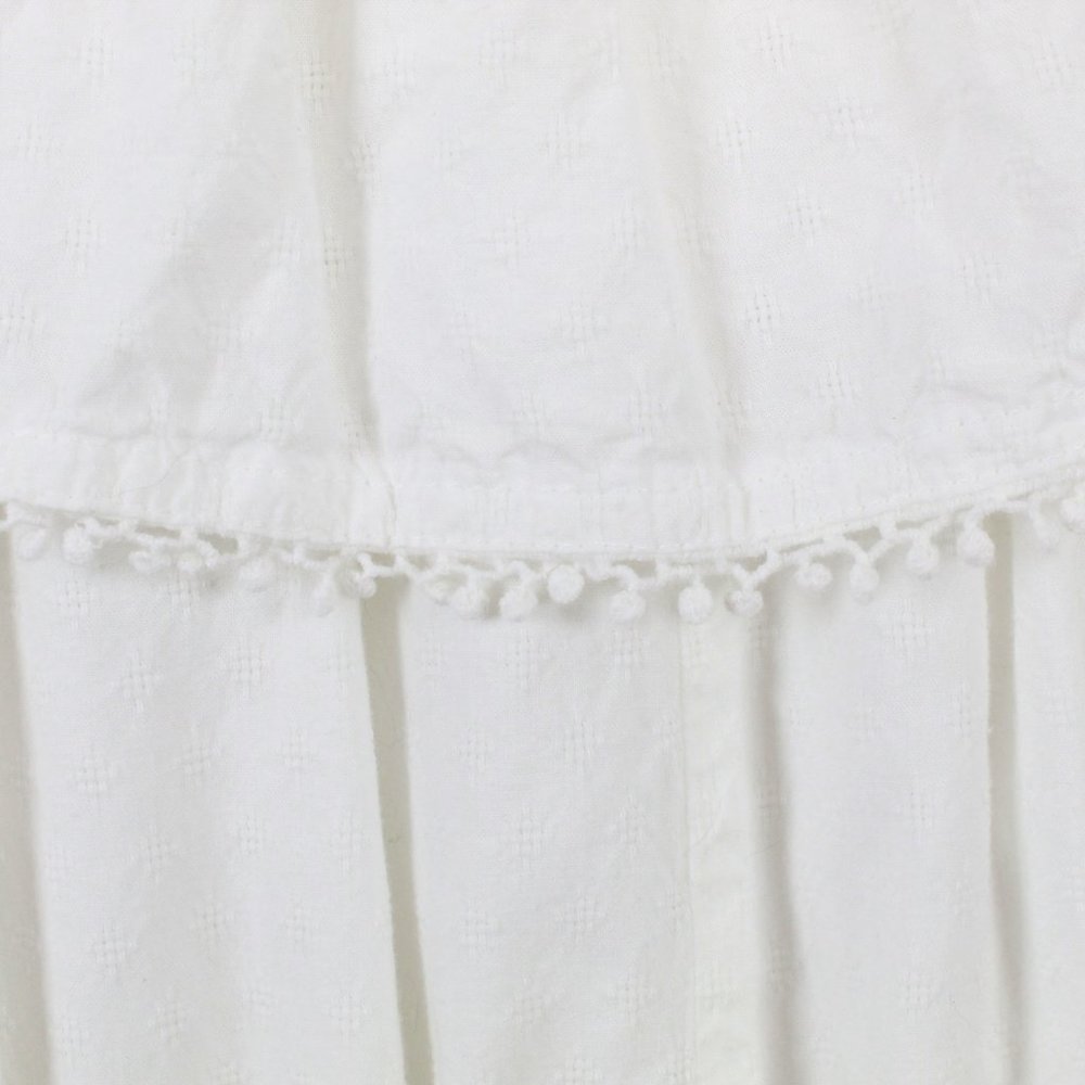 Cotton Ruffle Top Sleeveless Summer Dress Size M-L - Picture 7 of 11